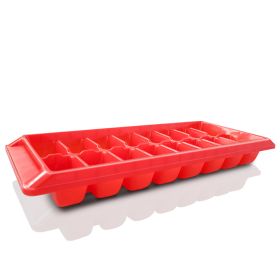 16-hole Large Ice Molding Compound Ice Maker (Color: Red)