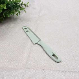 Candy Color Portable Blade Sheath Fruit Peeling Knife (Option: Nordic Green)
